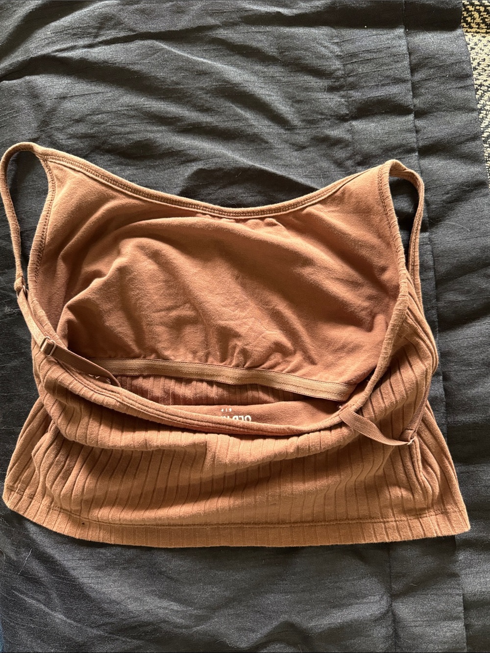 Old Navy Brown Ribbed Tank Top - Picture 5 of 5
